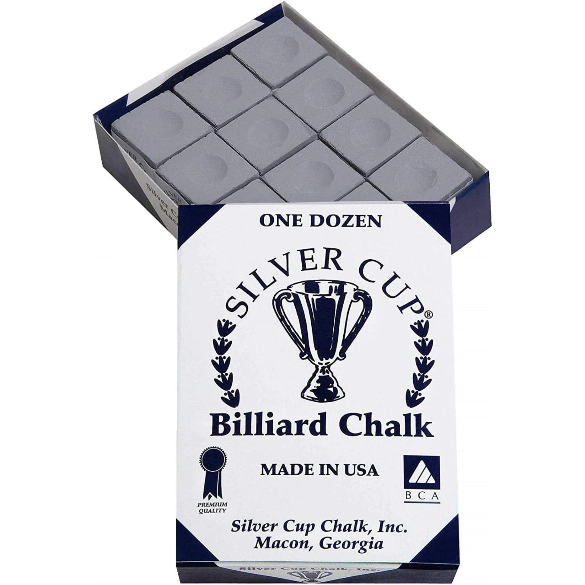 Box of 12 Silver Cup Gray Chalk