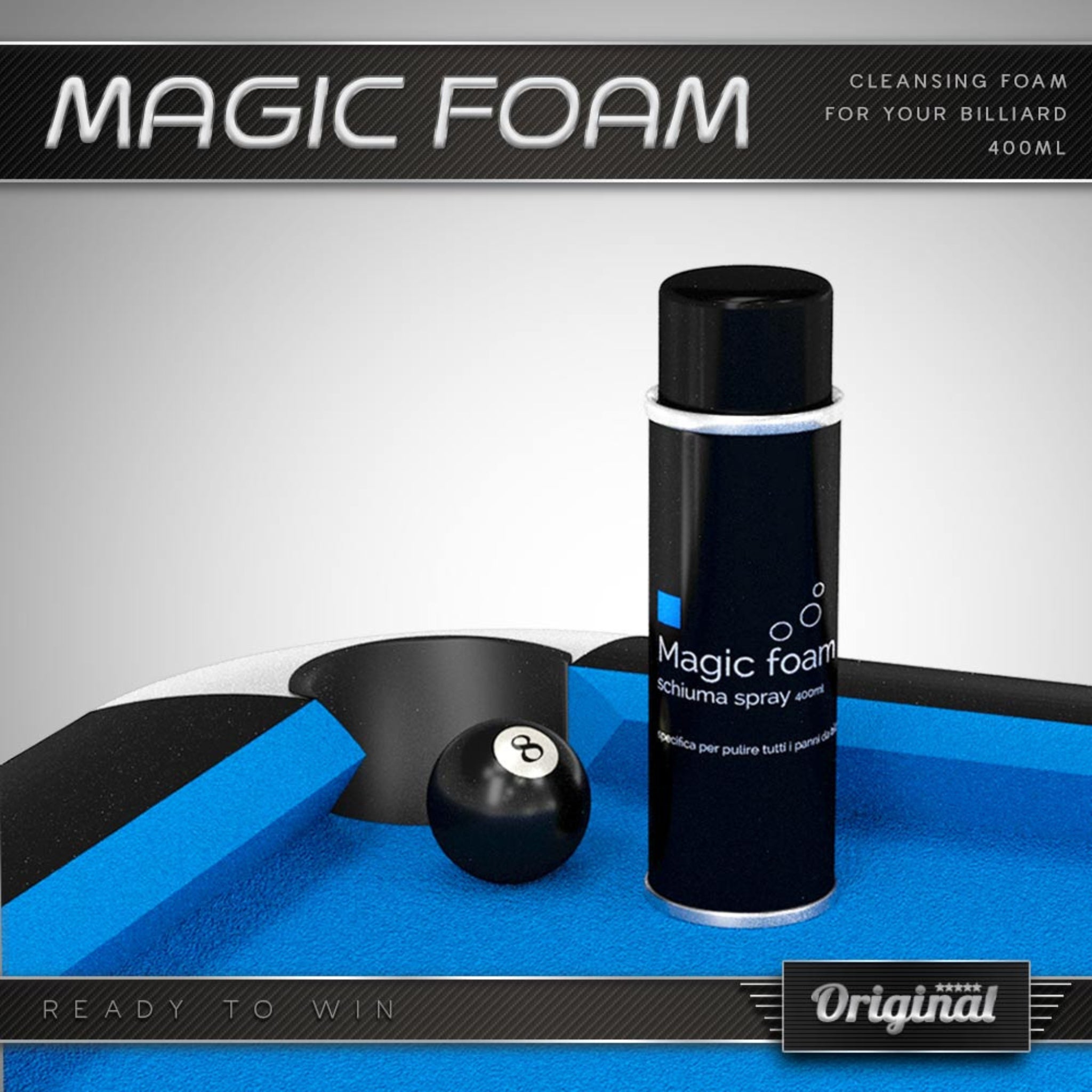 Produto de Limpeza para panos Magic Foam 400ml