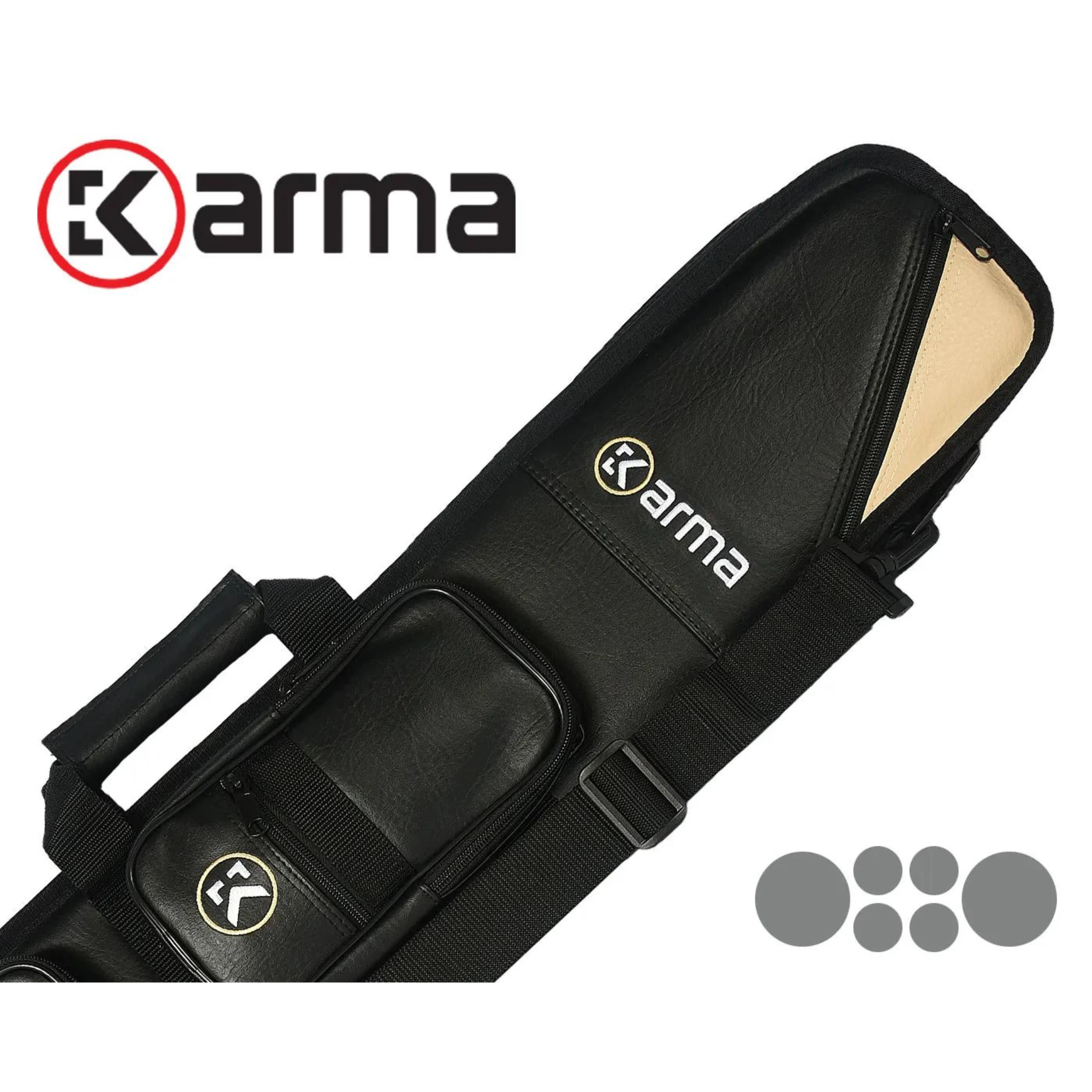 Taqueira Karma Bara 2x4 Preta e Bege